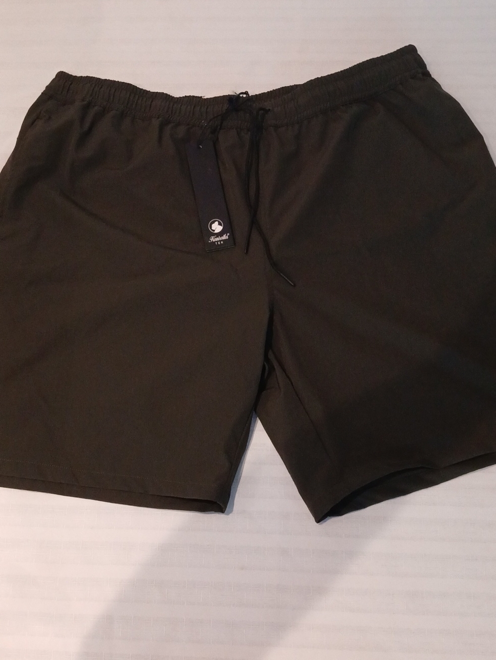 Kuwalla Tee Men's Athletic Drawstring Shorts - Olive Green
